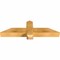 Ekena Millwork Eugene Rough Sawn Timber Gable Bracket, Western Red Cedar, 36"W x 10"H x 4"D x 4"F, 7/12 Pitch GBW036X10X0404EUG00RWR - alternate 3